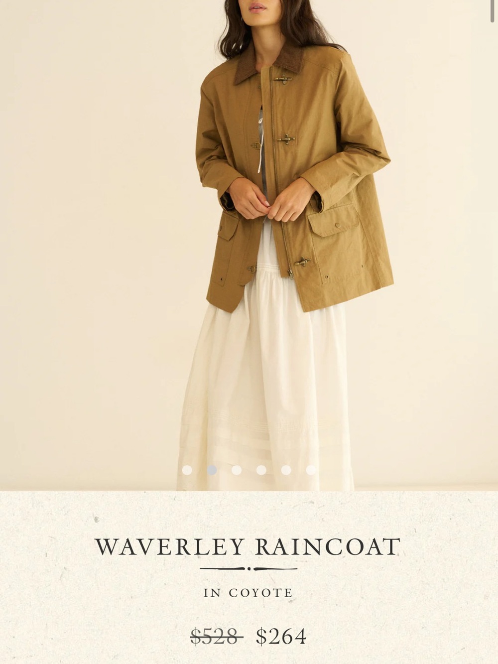 ISO Waverley Raincoat in Coyote
